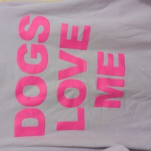 Wildfox NWOT Oversized Sm Dogs Love Me Sweatshirt